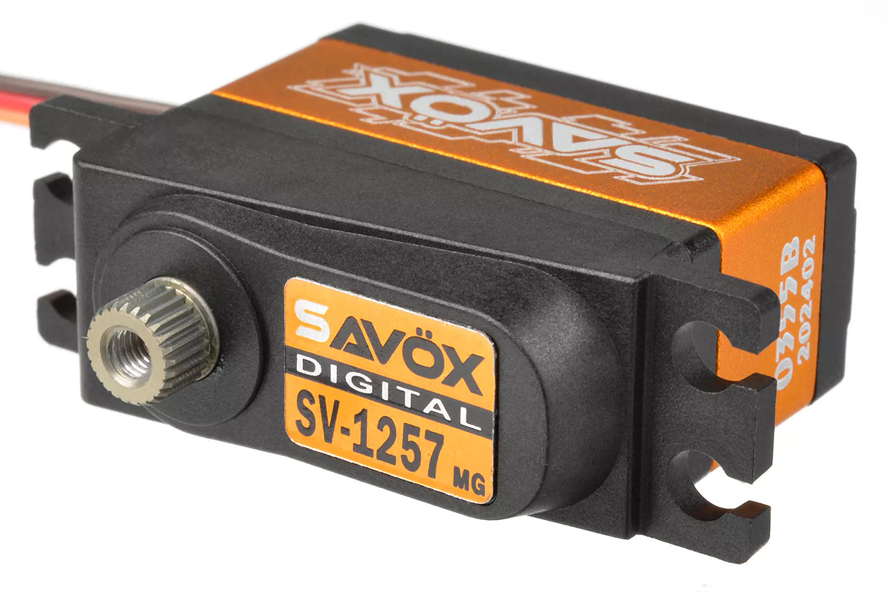 Savox HV Digi Mini Size Rudder Servo 4KG/0.055S@7.4V - Plus SAV-SV1257MG+