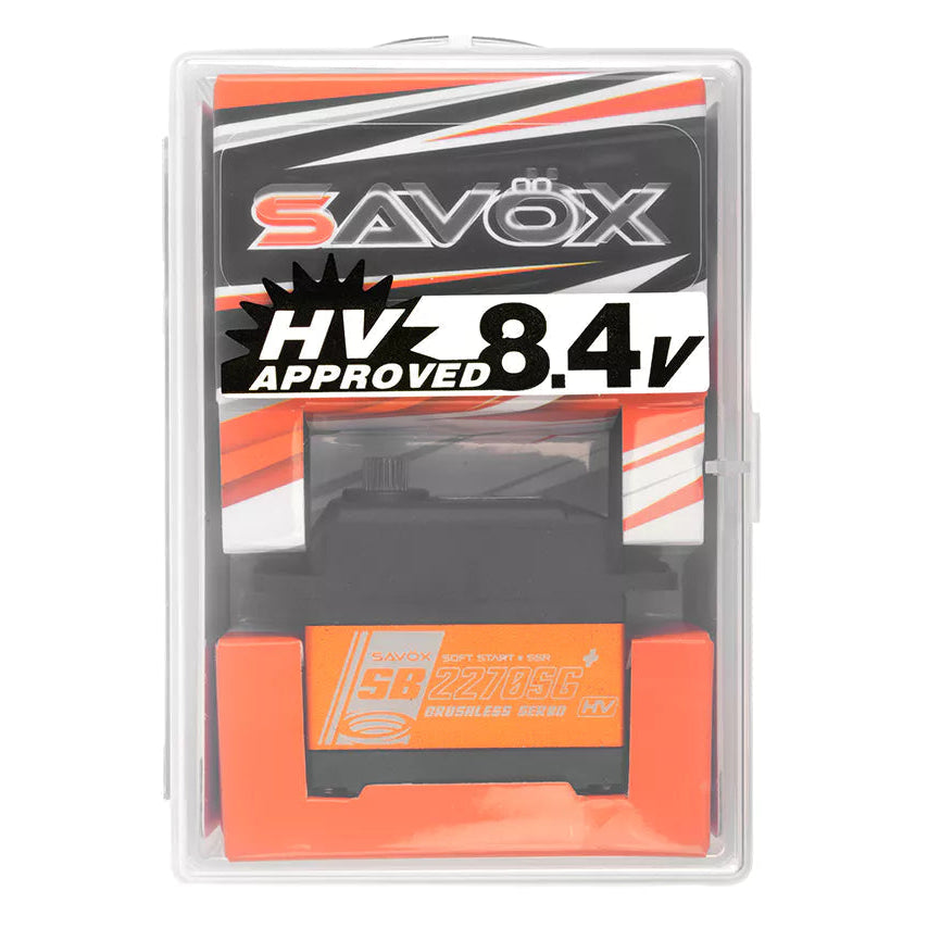 Savox SB-2270SG+ HV Digital Brushless Servo 32kg/0.12s@7.4v SAV-SB2270