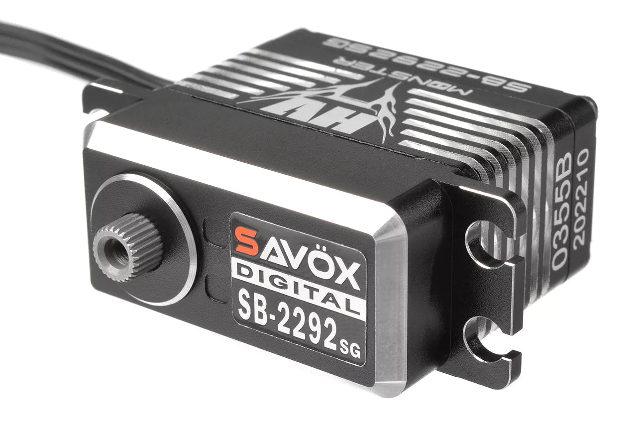 Savox SB2292SG HV CNC Monster Brushless Servo 31kg/0.07s@7.4v SAV-SB2292SG