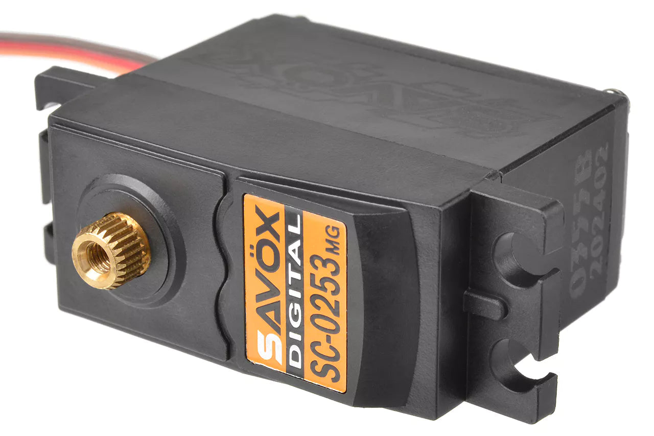 Savox SC-0253MG+ Std Size Digital Servo Metal Gear 6kg/0.15s@6v SAV-SC0253MG+
