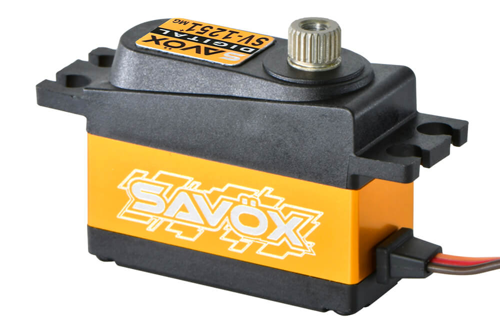 Savox SV-1251MG+ HV Digital Mini Servo 8.0kg/0.095@7.4v PLUS
