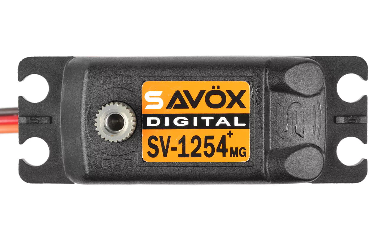 Savox SV-1254MG+ HV Low Profile Digital Servo 15kg 0.085s@7.4v SAV-SV1254MG+ 