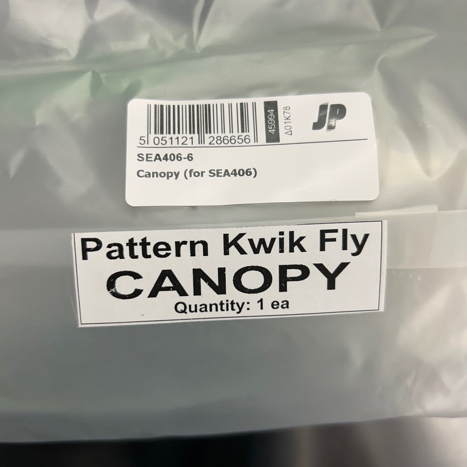 Seagull Canopy for Kwik Fly Green/White SEA406-6