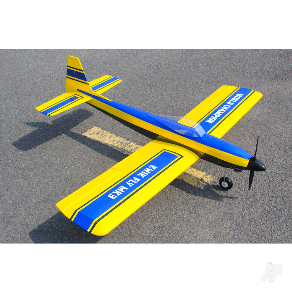 Seagull Kwik Fly Mk.3 (10cc / 4s) 1.6m / 63in Yellow/Blue SEA406Y