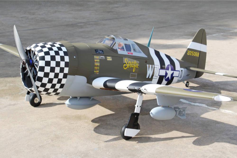 Seagull P-47G Thunderbolt Snafu (20cc) 1.6m (63in) with 84° Electric Retracts SEA207NG