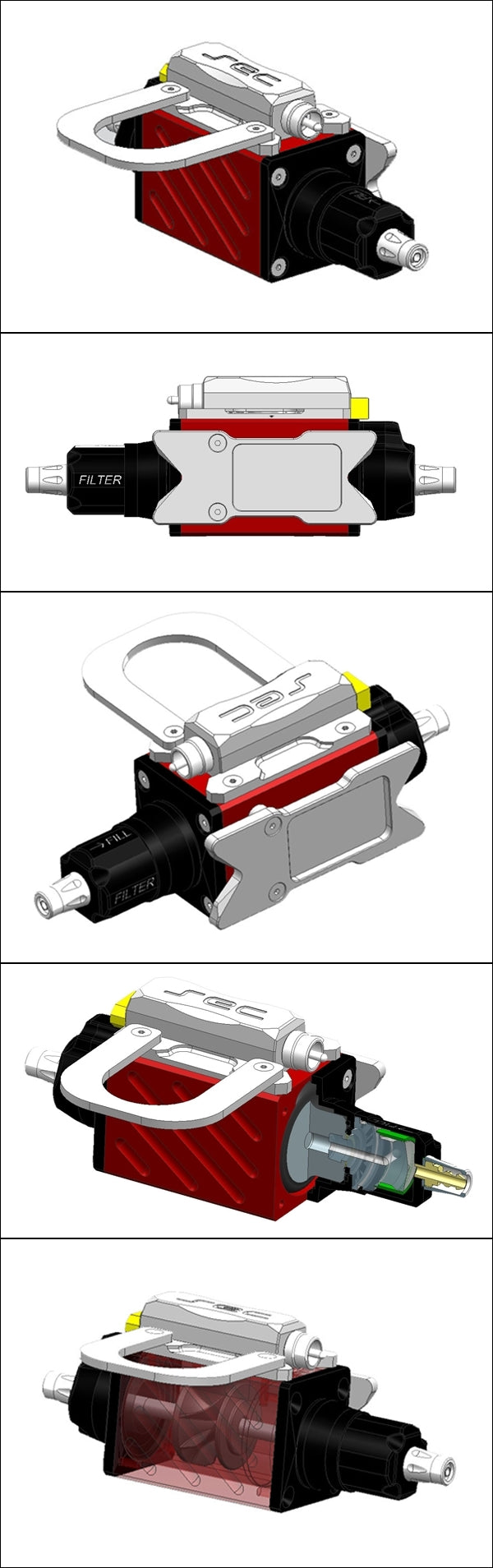 Secraft SE Impeller Pump (Red) SEC357