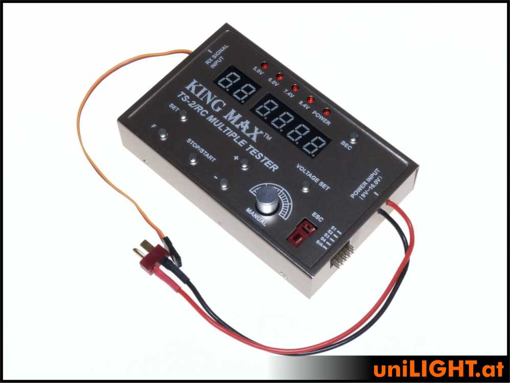 Servo Tester Power Consumption Meter & So Much More! from Kingmax Servos TS-2/RC