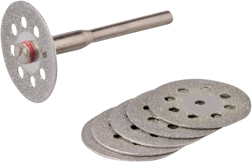 Silverline 719813 Rotary Tool Diamond Vented Cutting Disc Set 6pce 22mm Dia