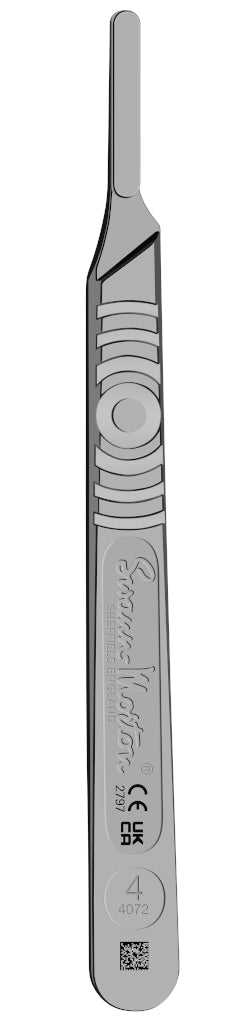 Swann-Morton Surgical Knife Handle No 4 & 26-Blades Metal 5535667 Nexus Models Modelling Shop Northampton Store