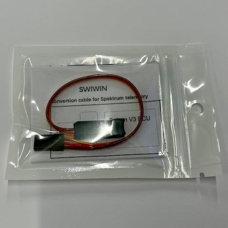 Swiwin Spektrum Adapter Lead for Telemetry SWW096 in packaging with instructions 