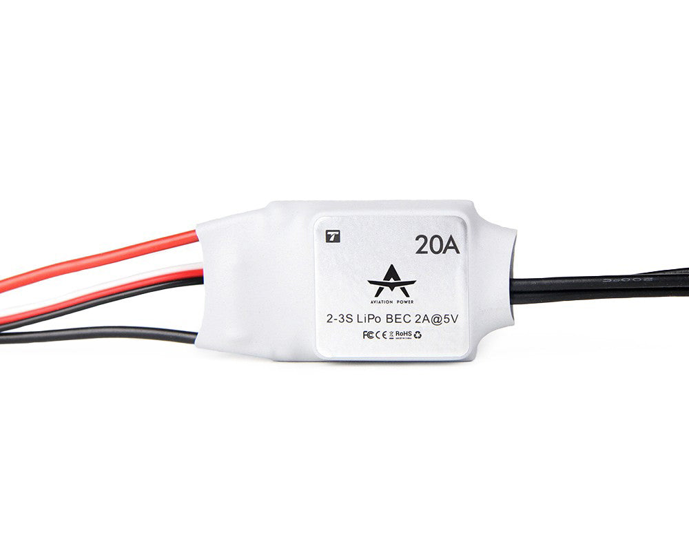 T-Motor AT-20A ESC (2-3S LiPo) BEC 5V/2A TM-AT20A