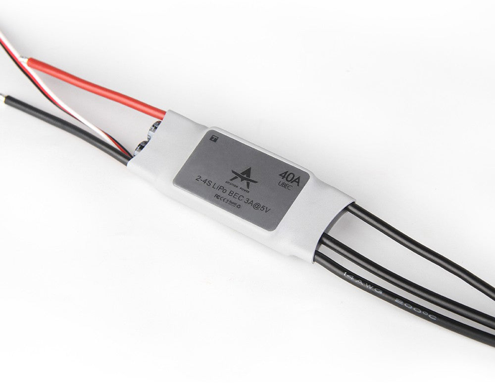 T-Motor AT-40A ESC (2-4S LiPo) BEC 5V/3A TM-AT40A