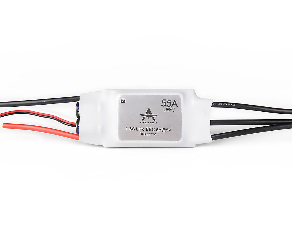 T-Motor AT-55A ESC (2-6S LiPo) BEC:5V/5A TM-AT55A