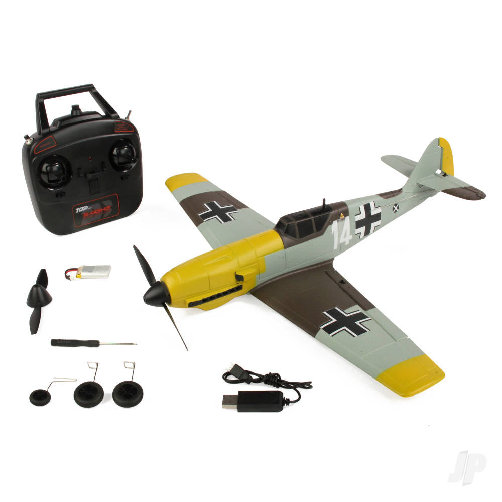 Top RC Mini BF-109 RTF Mode 2 (450mm) TOP096B2