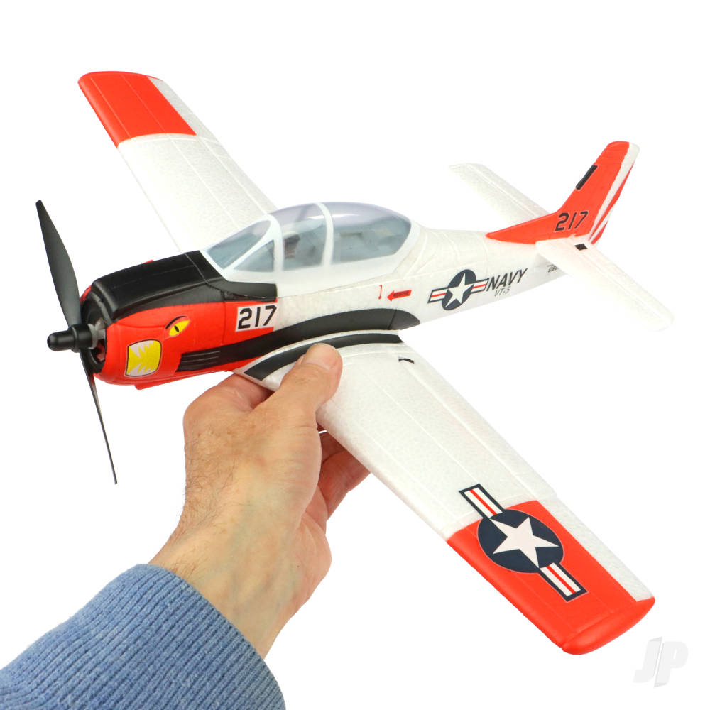 Top RC Mini T-28 RTF (Red / White) Mode 2 (450mm) TOP129B02