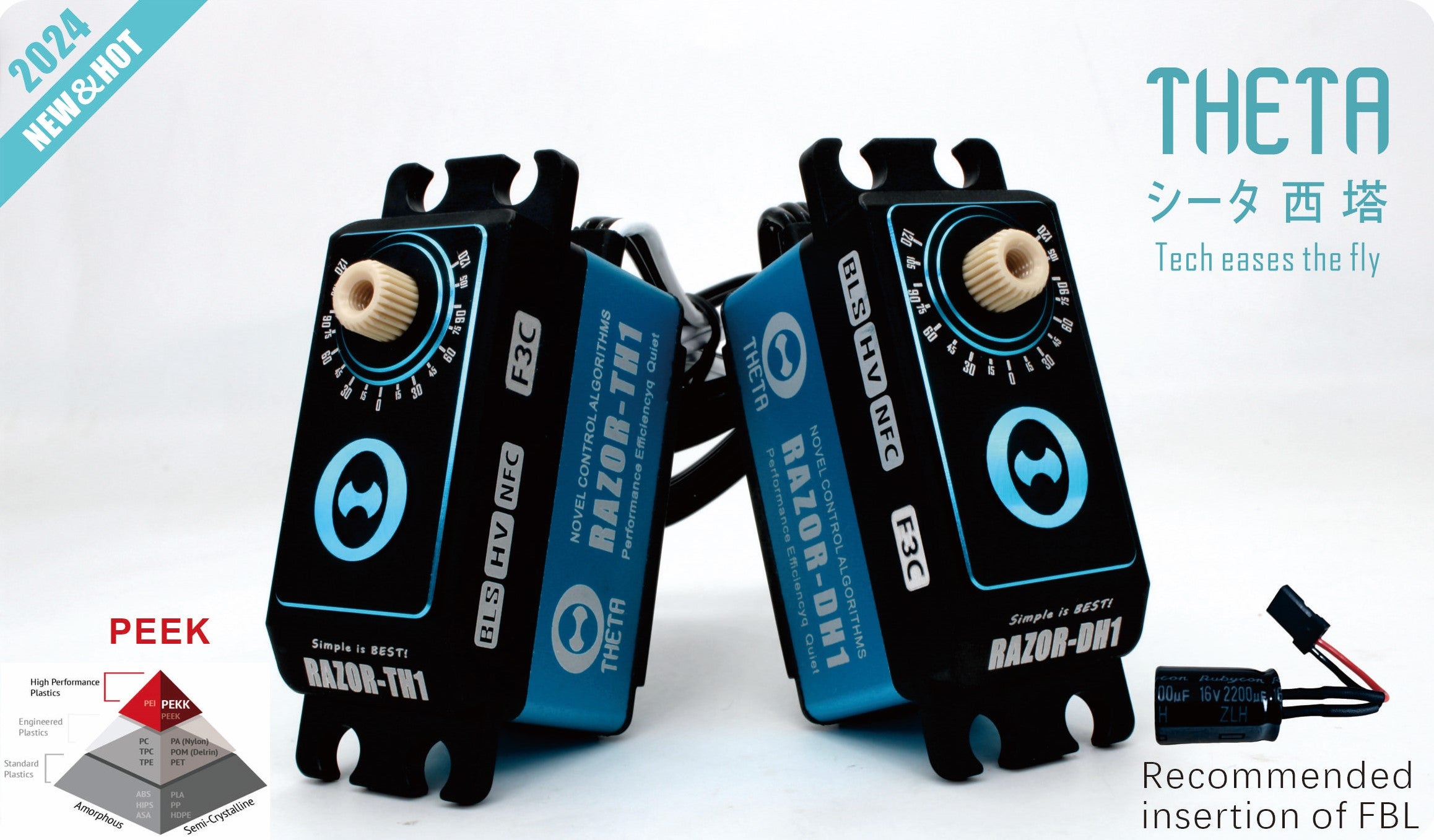 Theta Low Profile F3C Set DH1/TH1 PEEK TS-F3CLP from Nexus Modelling Supplies Models Northampton Model Web Website Site Webshop Shop Webstore Store