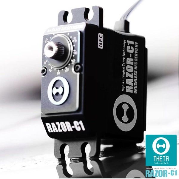 Theta Razor C1 NFC HV Brushless Servo - Black TS-RC1B from Nexus Modelling Supplies Models Northampton Model Web Website Site Webshop Shop Webstore Store