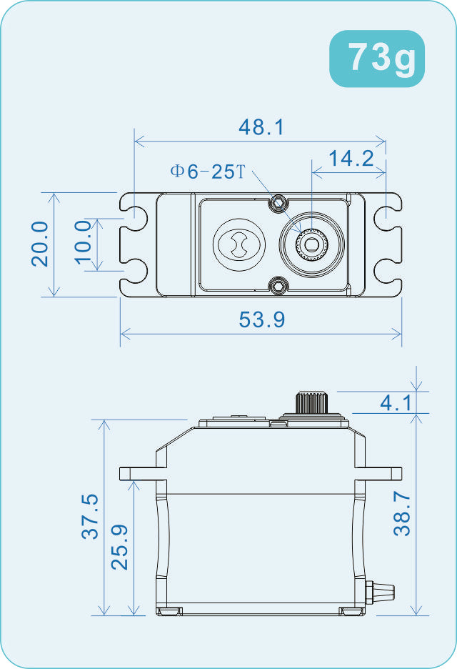 Theta Razor F3C Servo Set (4pcs) TS-F3C from Nexus Modelling Supplies Models Northampton Model Web Website Site Webshop Shop Webstore Store