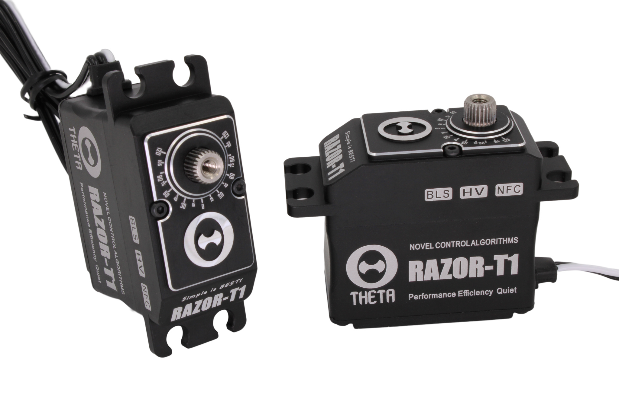 Theta Razor T1 NFC HV Brushless Tail Servo - Black TS-RT1B from Nexus Modelling Supplies Models Northampton Model Web Website Site Webshop Shop Webstore Store