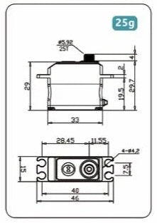 Theta THS388 F3A Brushless Servo PEEK TS-THM388 from Nexus Modelling Supplies Models Northampton Model Web Website Site Webshop Shop Webstore Store
