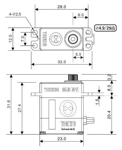 Theta THS921B HV Micro Brushless Servo TS-THS921B from Nexus Modelling Supplies Models Northampton Model Web Website Site Webshop Shop Webstore Store
