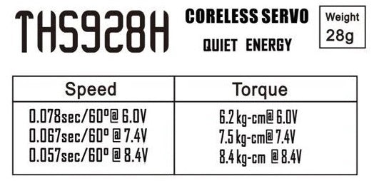 Theta THS928H Micro Servo TS-THS928H from Nexus Modelling Supplies Models Northampton Model Web Website Site Webshop Shop Webstore Store