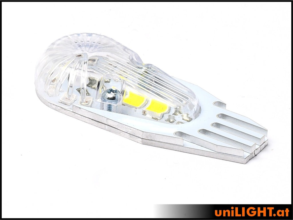 UniLight 24mm Dual Navigation + Strobe Light, 24Wx2, T-Fuse - Green-White DUAL24F-240x2