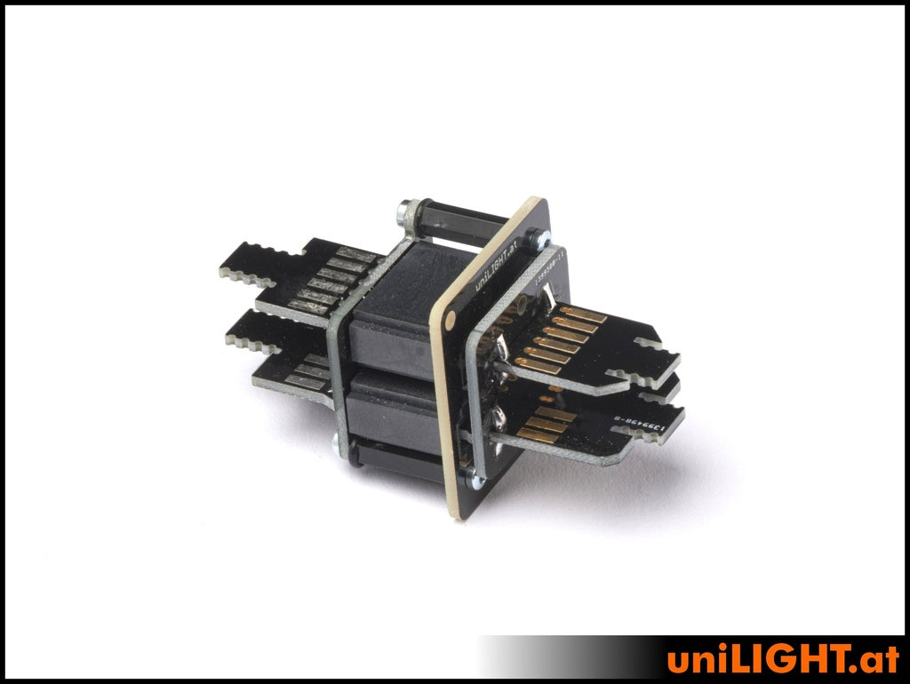 UniLight DIRECT connector, 12P4S contacts Ready-To-Run DIRECT-12P4S-RTR