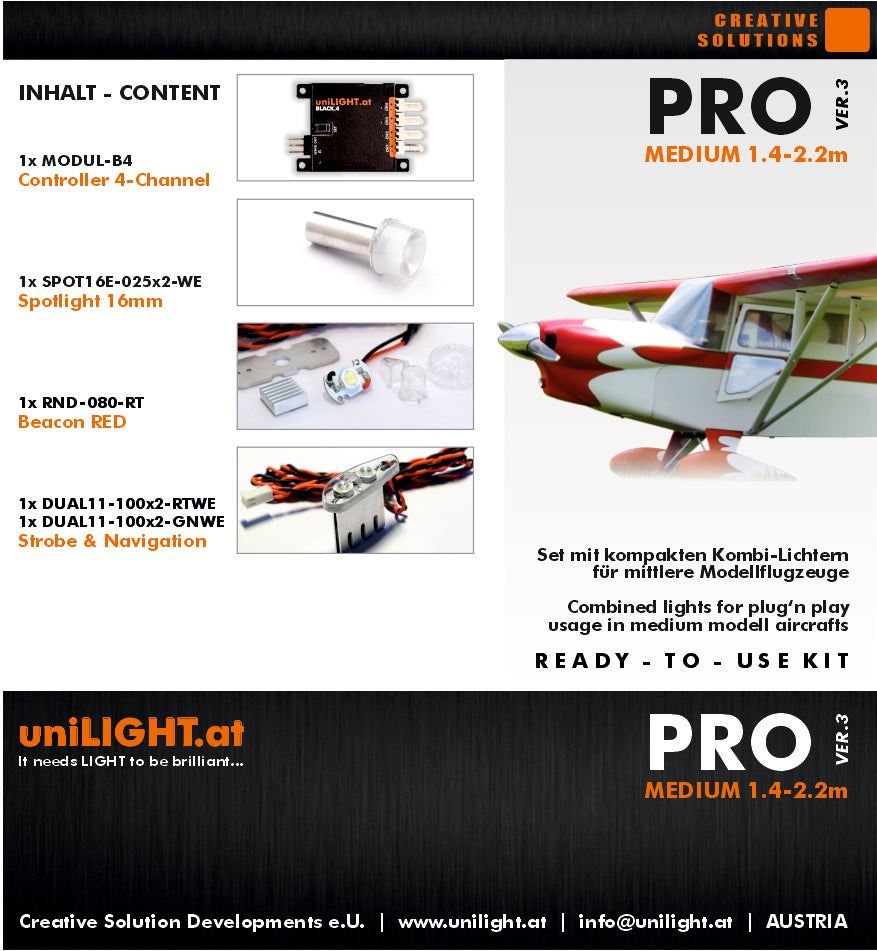 UniLight Pro Medium Lighting Set