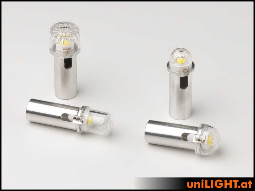 UniLight 10mm Pin Flash Light, 4W - Green PIN10X-040-GN