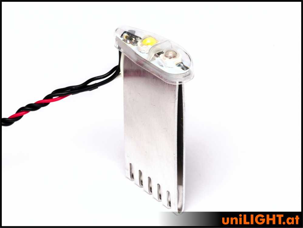 UniLight 16Wx2 Navigation &amp; Strobe, 11mm, T-Fuse Green-White DUAL11F-160x2