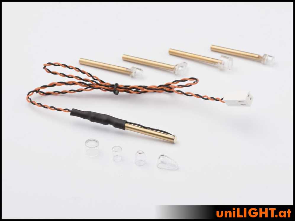 UniLight 5mm PIN Navigation Light, 1.7Wx2 - Green PIN5-017x2-GN