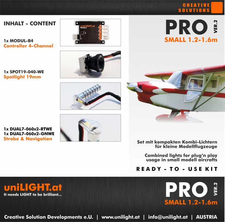 UniLight Pro Small Lighting Set SET-PRO-S2