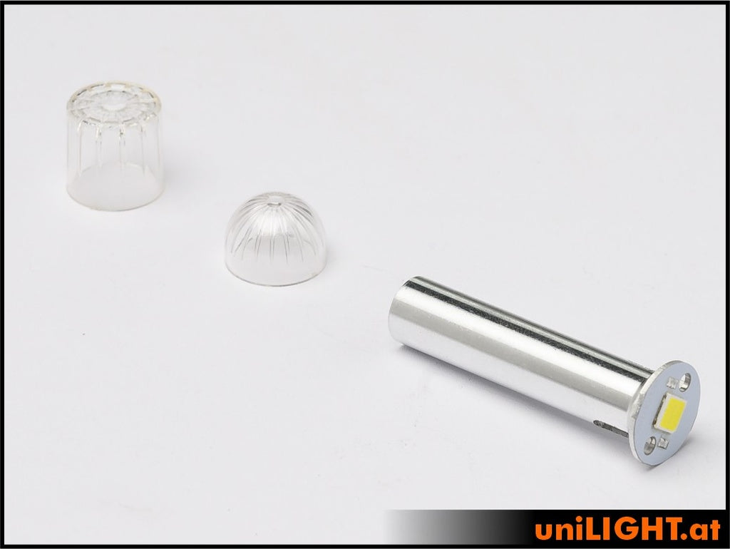 UniLight 15mm PIN Navigation Light 4Wx2 T-Fuse Red PIN15F-040x2-RT