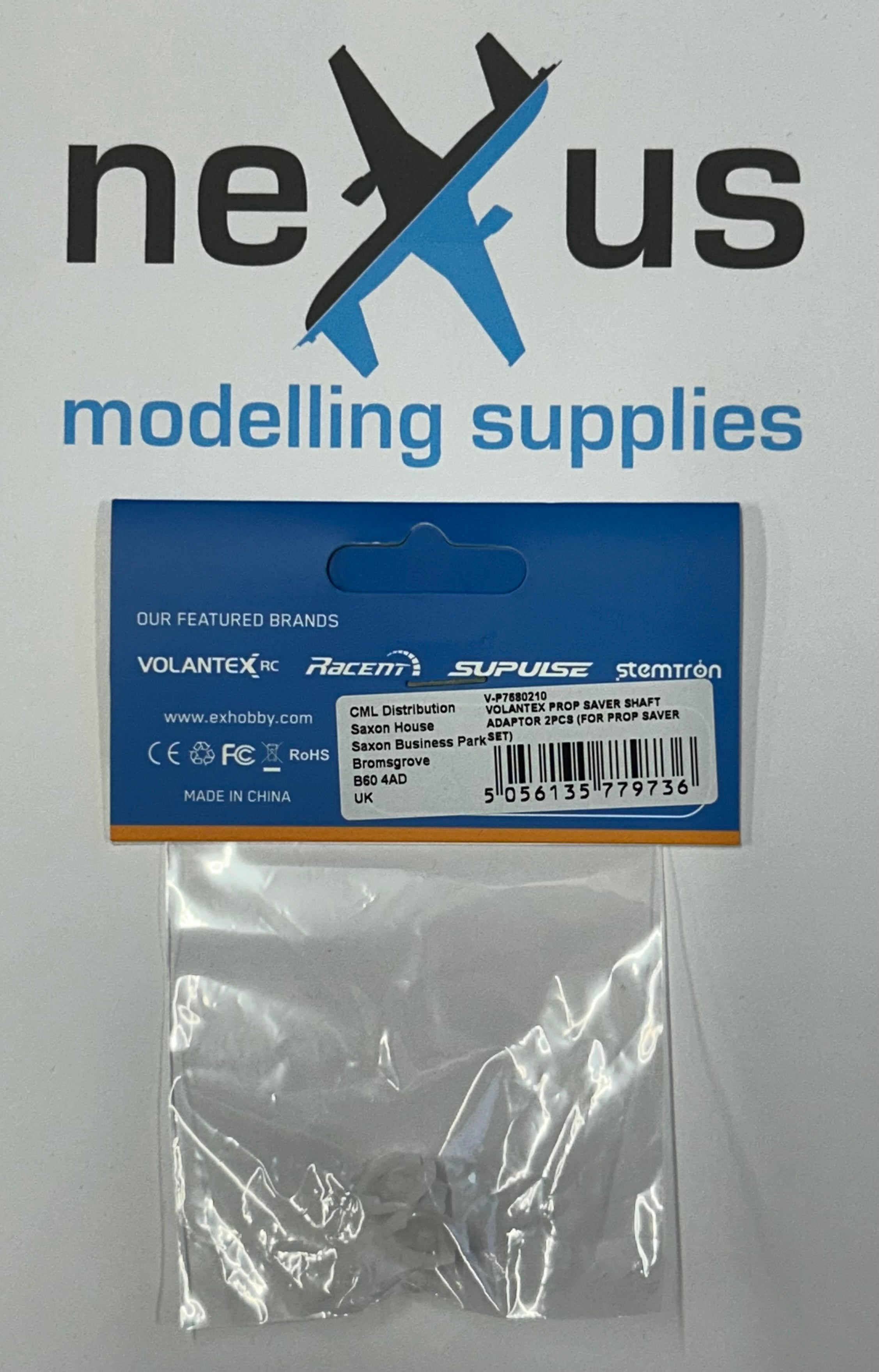 VOLANTEX PROP SAVER SHAFT SET ADAPTOR 2PC 768-2
V-P7680210