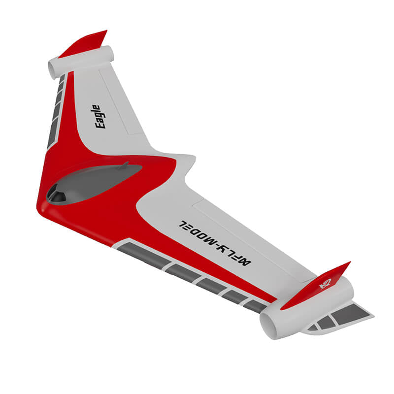 XFLY Eagle 40mm EDF Flying Wing W/O Tx/Rx/Batt - Red XF115P-R