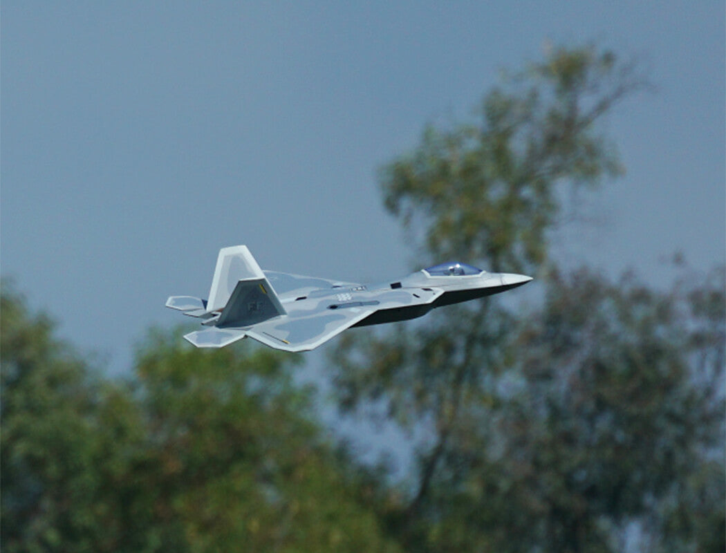 XFLY Twin 40mm F-22 EDF 702mm Jet W/O Tx/Rx/Batt XF117P