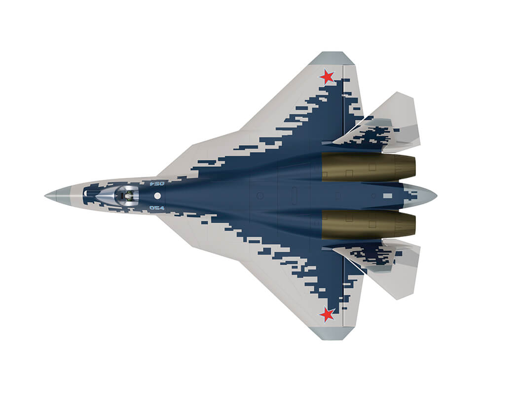 XFLY Twin 40mm SU-57 EDF 700mm JET Without TX/RX/Batt XF121P