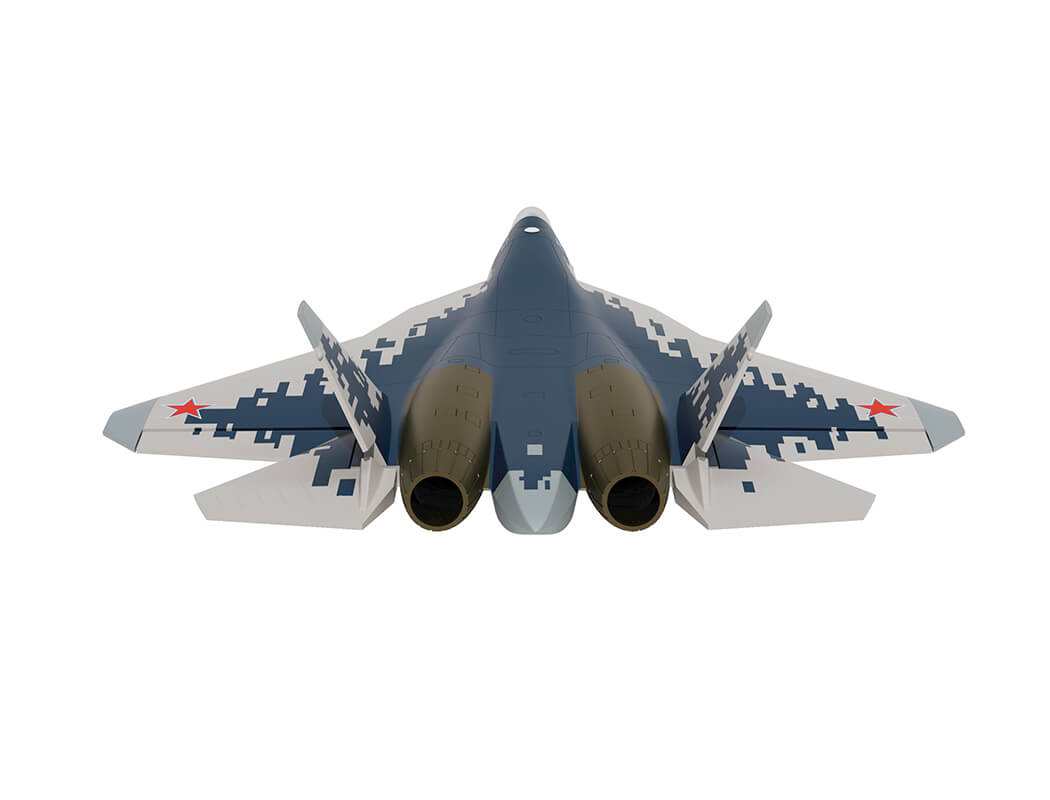 XFLY Twin 40mm SU-57 EDF 700mm JET Without TX/RX/Batt XF121P