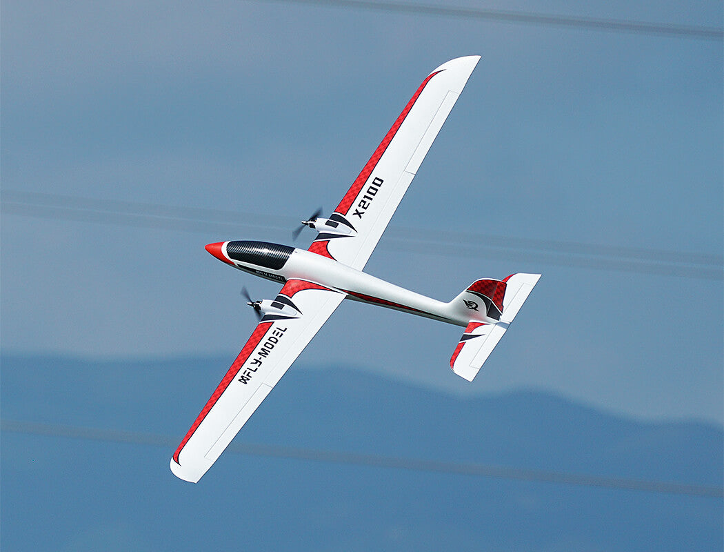 XFLY SWIFT X2100 TWIN GLIDER WITHOUT TX/RX/BATT XF113P-X