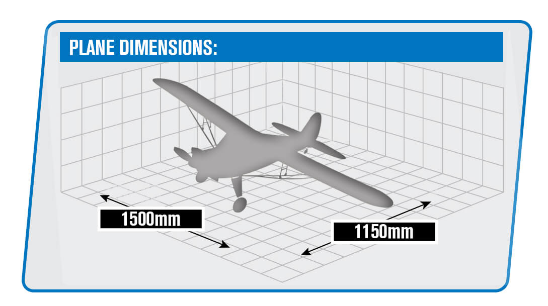 XFLY Tasman Bush/Trainer 1500mm Wingspan W/O TX/RX/BATTERY XF106P-B