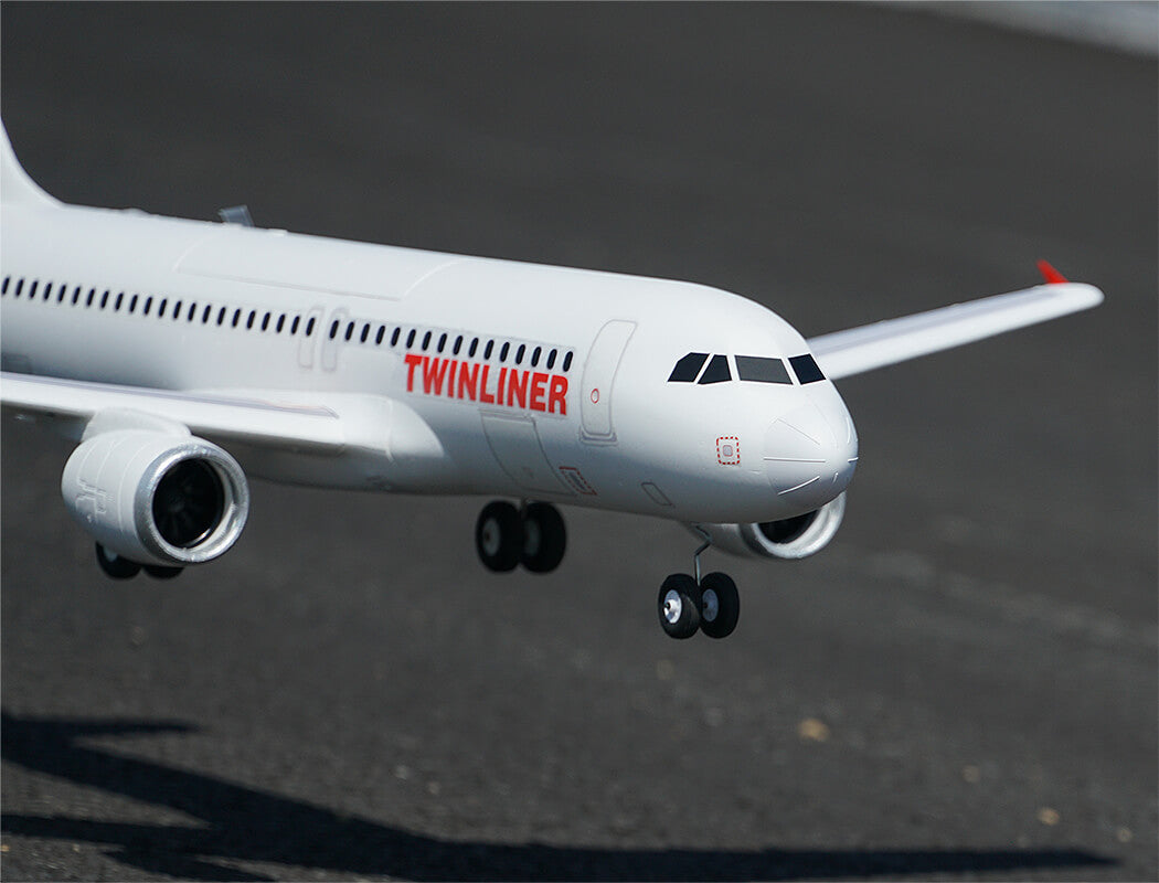XFLY Twinliner 40mm EDF Jet W/O Tx/Rx/Batt Base White XF118PW