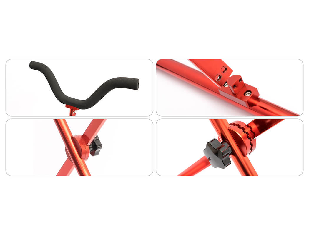 XFLY Airplane Aluminium Folding Stand - Red XFSTAND-RED