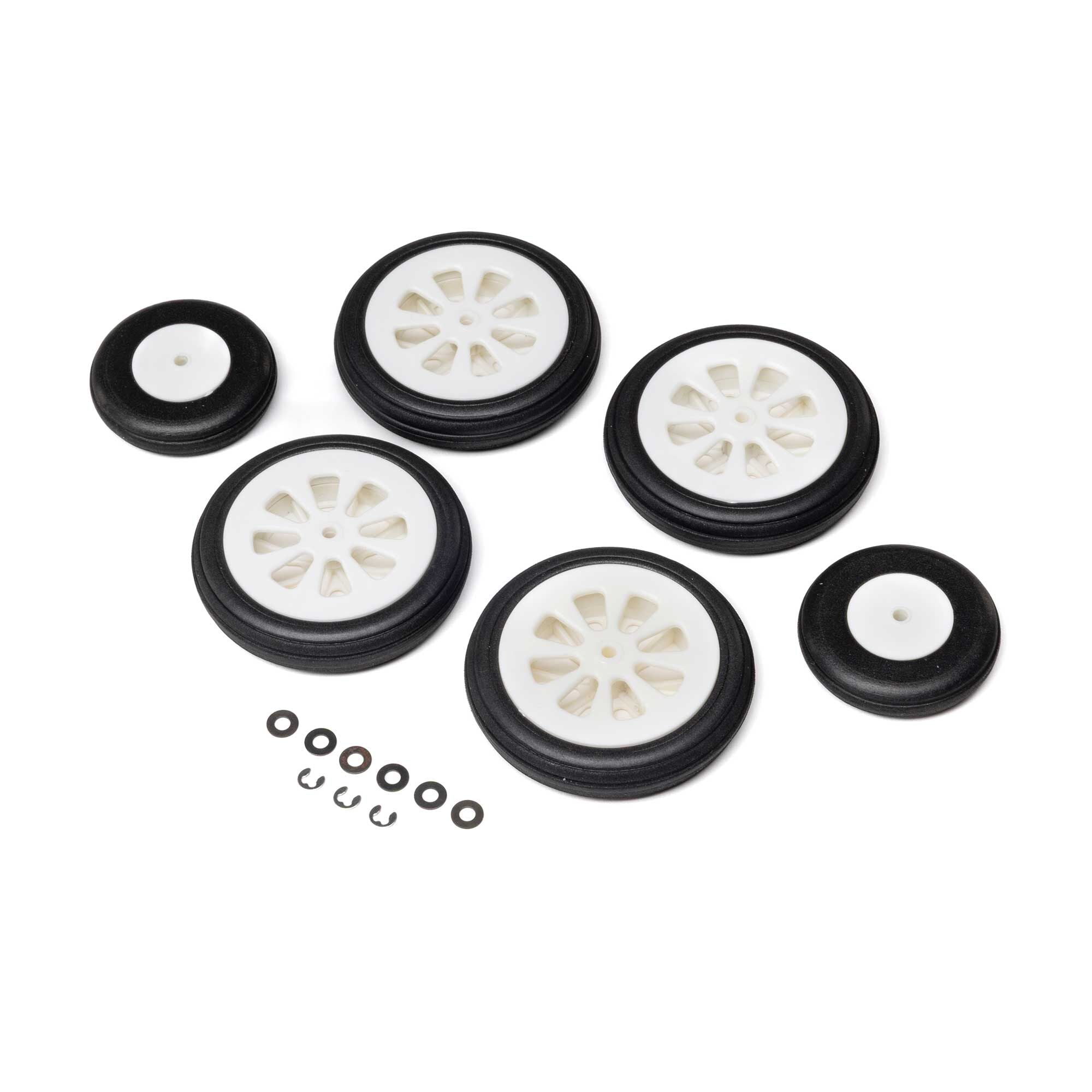 E-Flite Wheel Set: Airbus A320 1.5m Airliner 64mm EDF Jet EFL-2549