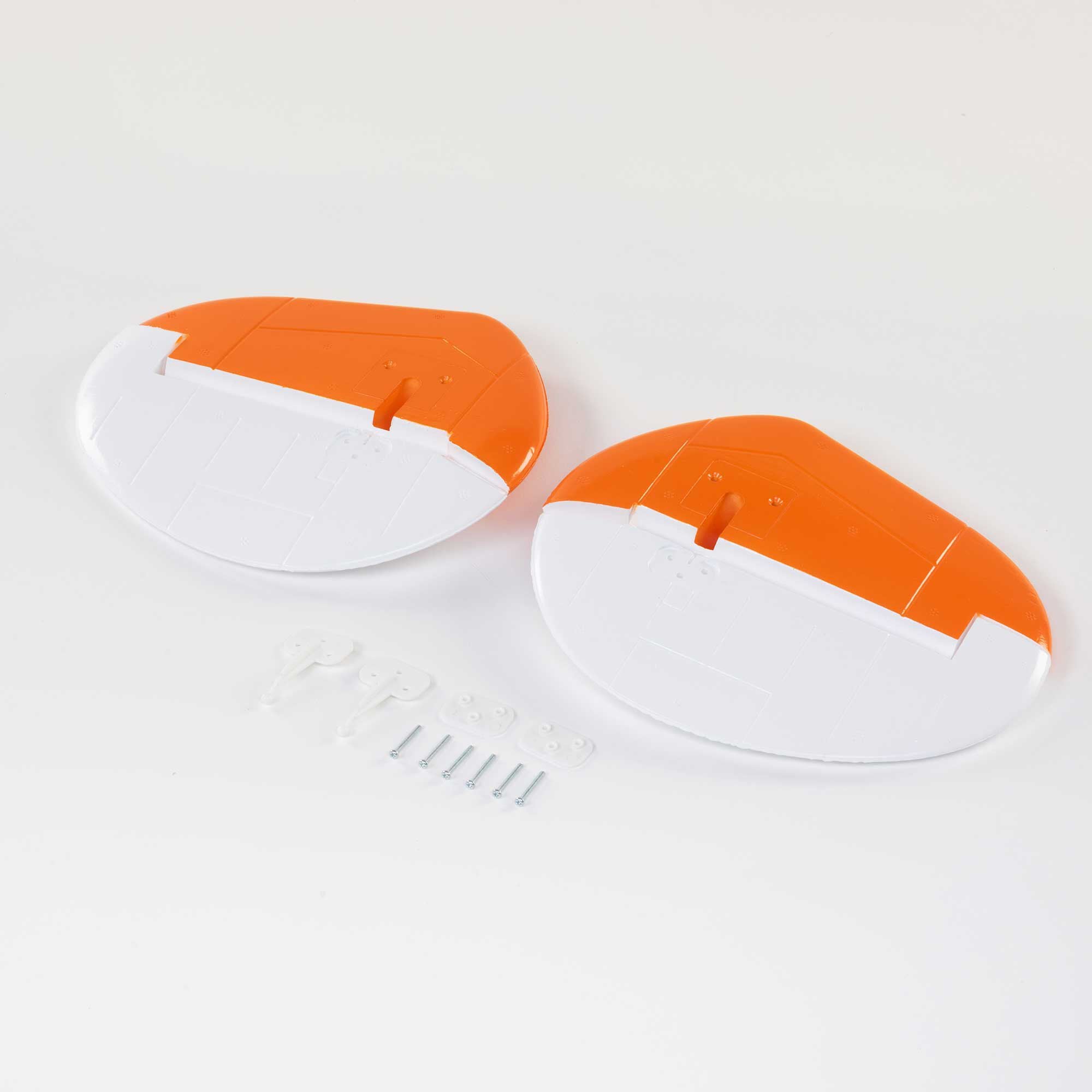 E-Flite Vertical Stabilizer Set, White: RC-45J 1.5m EFL107256