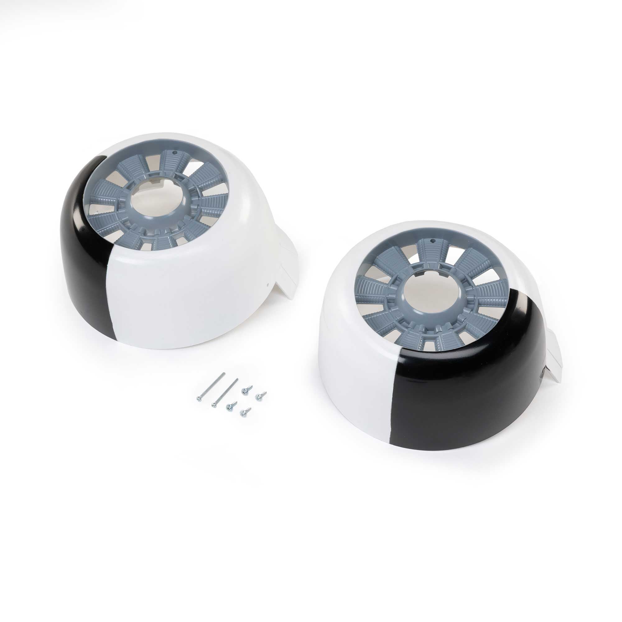 E-Flite Left and Right Cowling Set, White: RC-45J 1.5m EFL107261