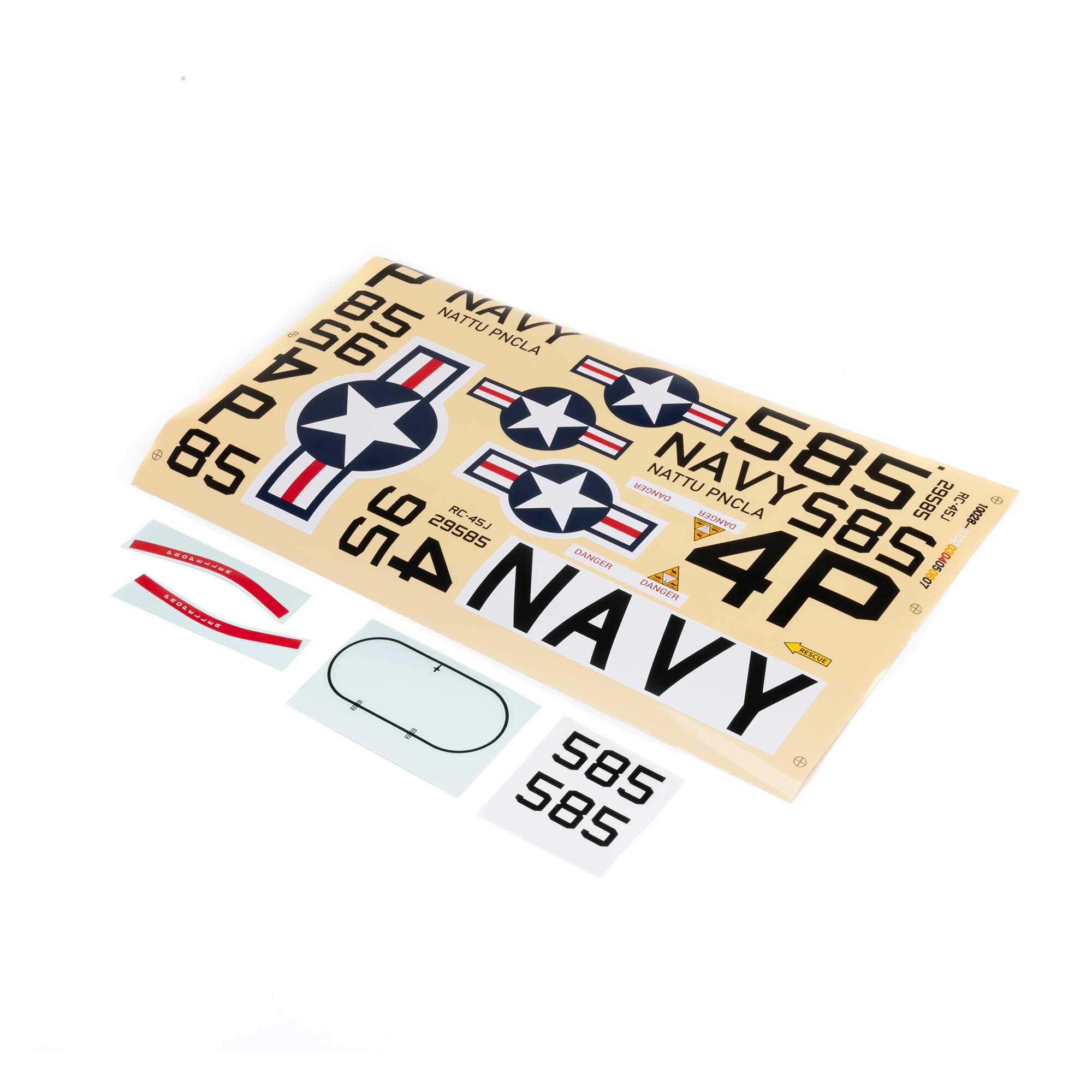 E-Flite Decal Sheet, Navy: RC-45J 1.5m EFL107268