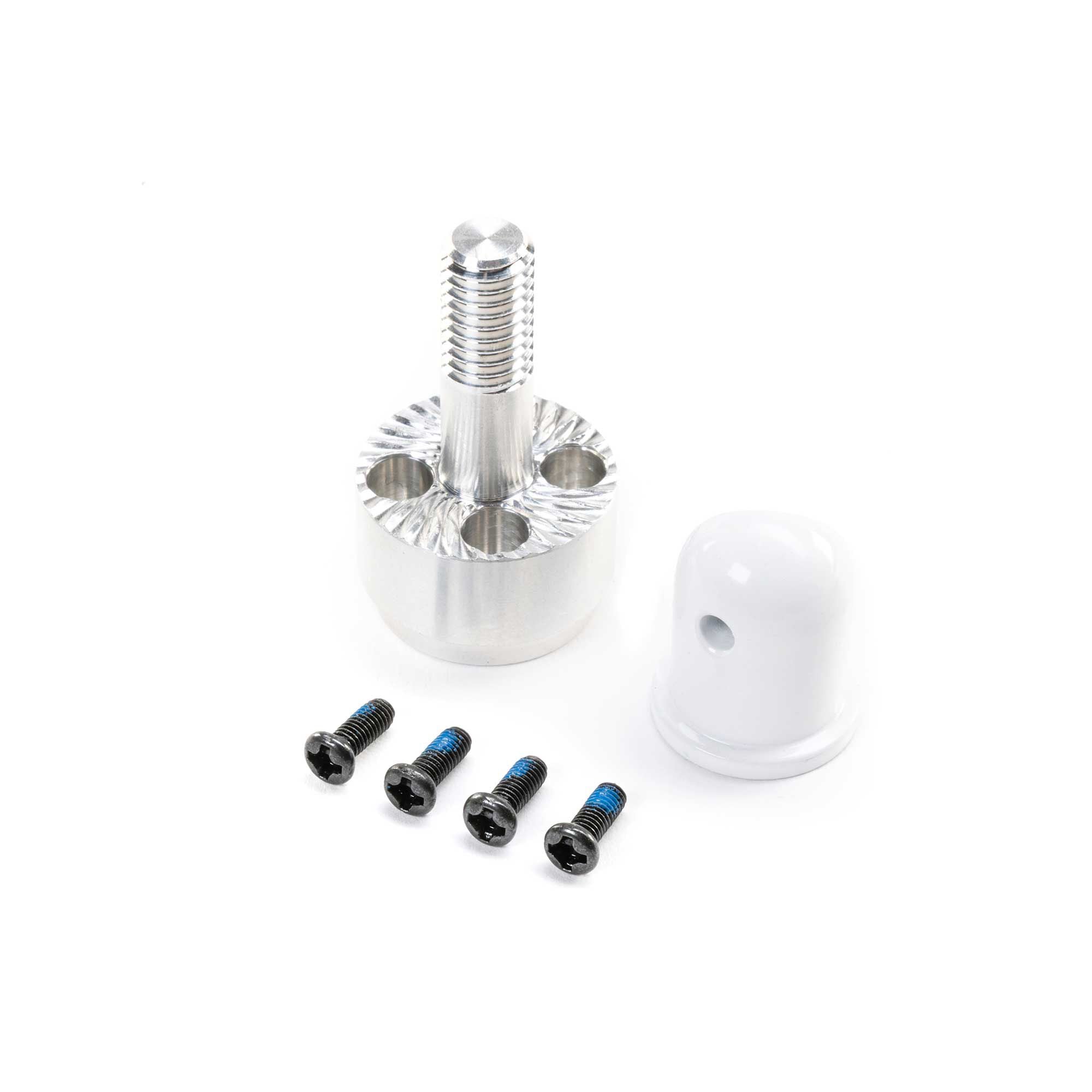 E-Flite Prop Adapter And Spinner Nut, White: RC-45J 1.5m EFL107271