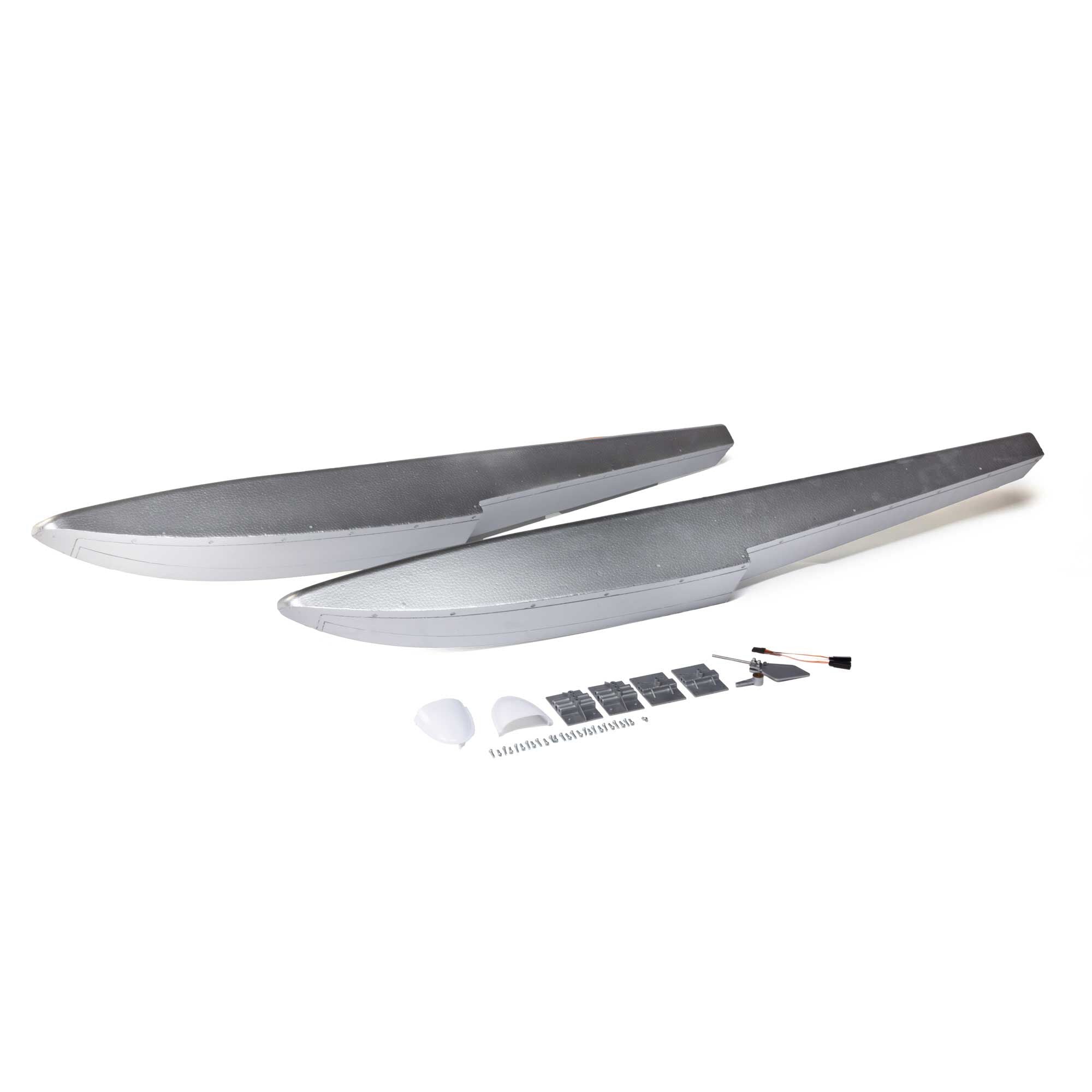 E-Flite Float Set with Hardware, Silver, 39.5" EFLA5600S