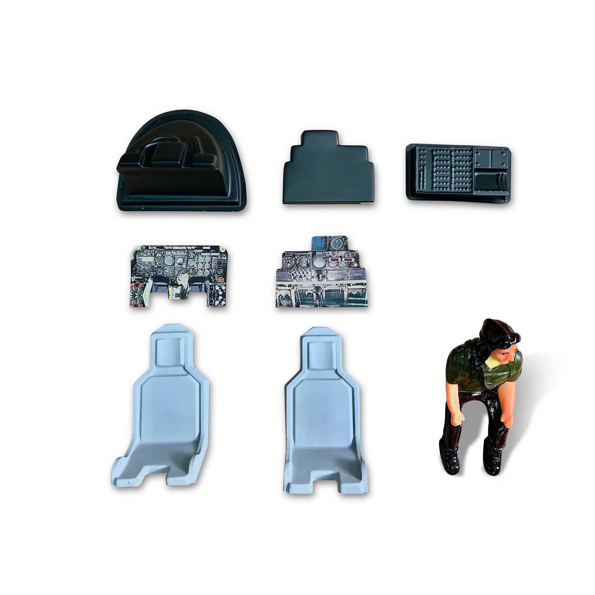 Hangar 9 Cockpit Hatch Parts: OV-10 Bronco 20cc HAN505515